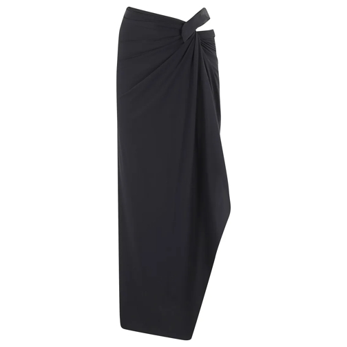 Amazuin Mini jupes Milla Black Draped Skirt Black