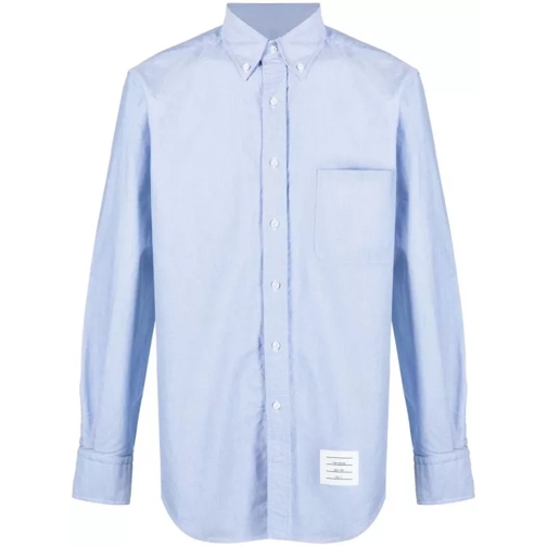 Thom Browne Light Blue Cotton Shirt Blue 