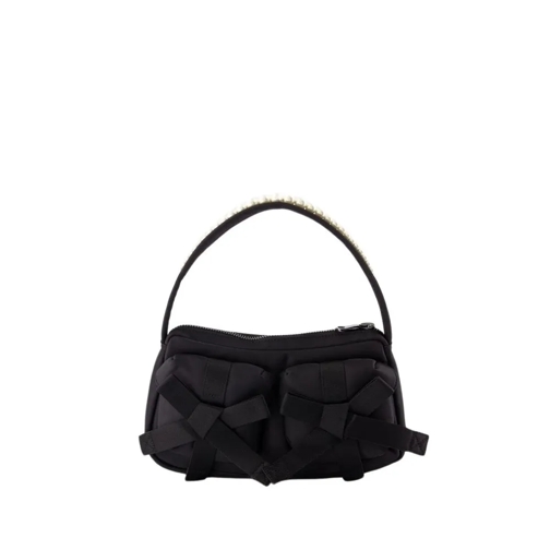 Simone Rocha Utility Bow Crossbody - Nylon - Black Black Schultertasche