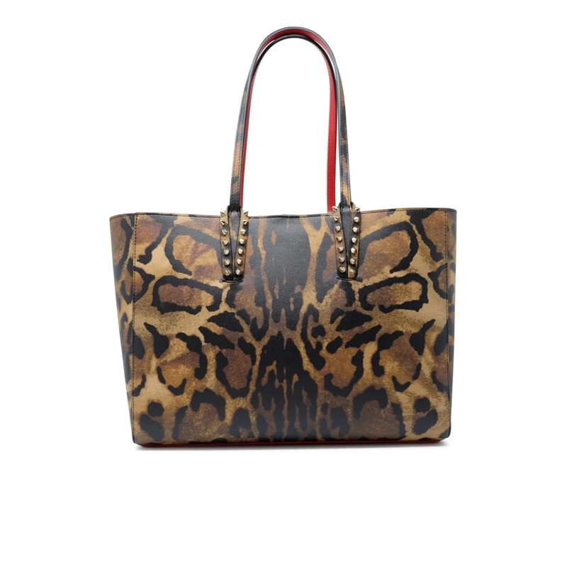 Christian Louboutin Draagtas 3255353 3221 Brown Leather Cabata Soft Small Bag Brown