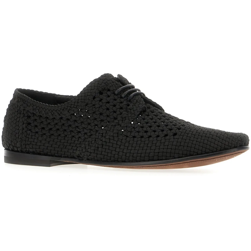 Dolce&Gabbana Slides Dolce&gabbana Black viscose loafers schwarz(Image 2)