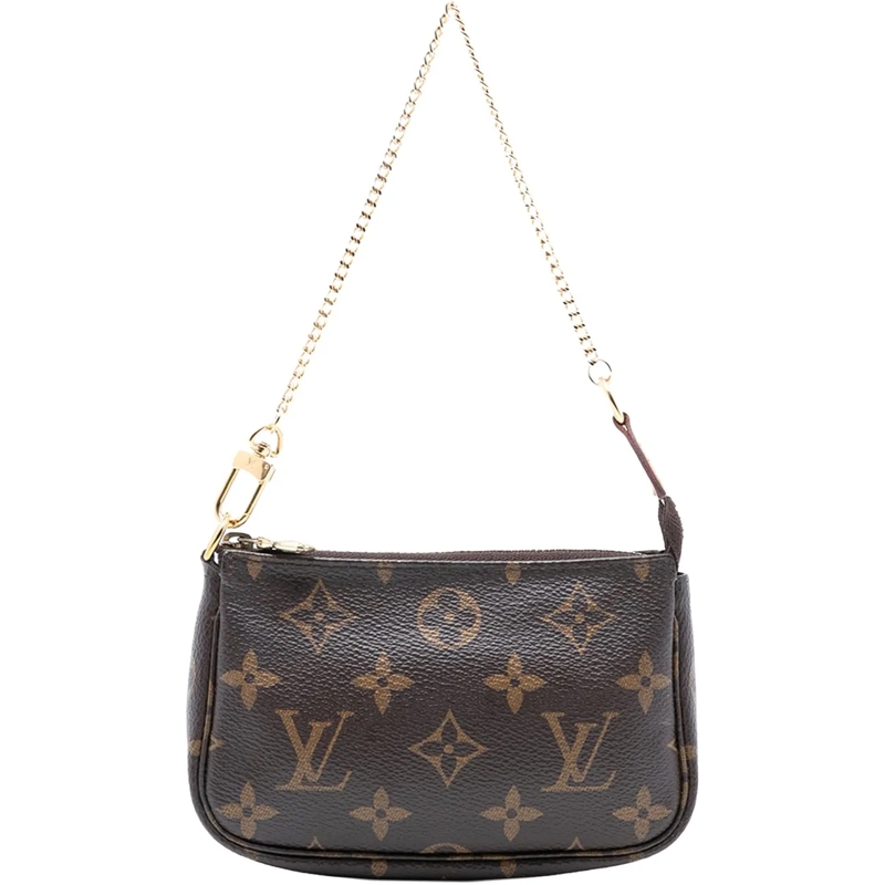Louis Vuitton Tote Monogram Mini Pochette Accessoires braun