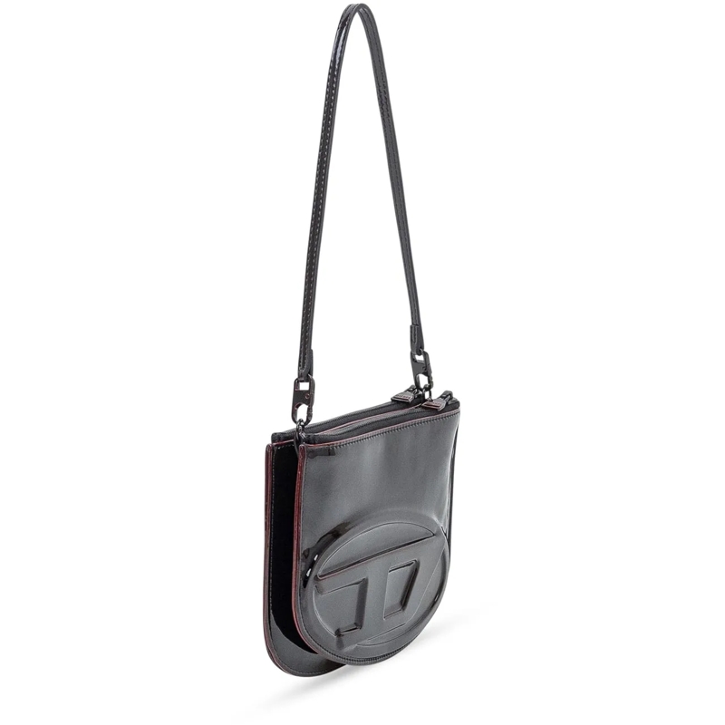 Diesel Sac à bandoulière Diesel Borsa 1DR Twin in Vernice Nera schwarz(Image 3)