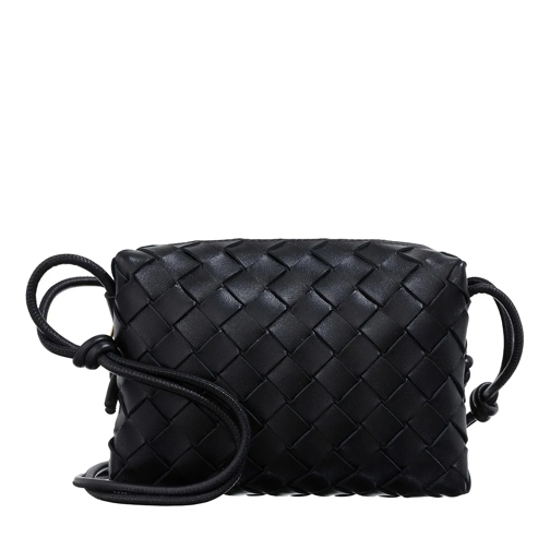 Bottega Veneta Minitasche Mini Loop Camera Bag Black Gold