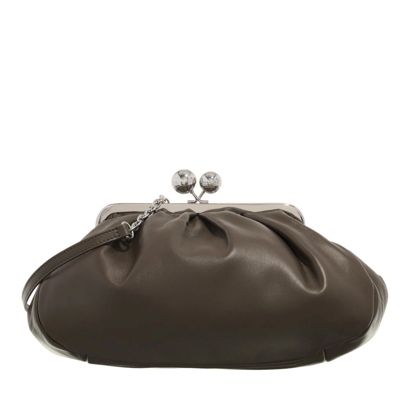 WEEKEND Max Mara Clutch Cubico Verde Kaki