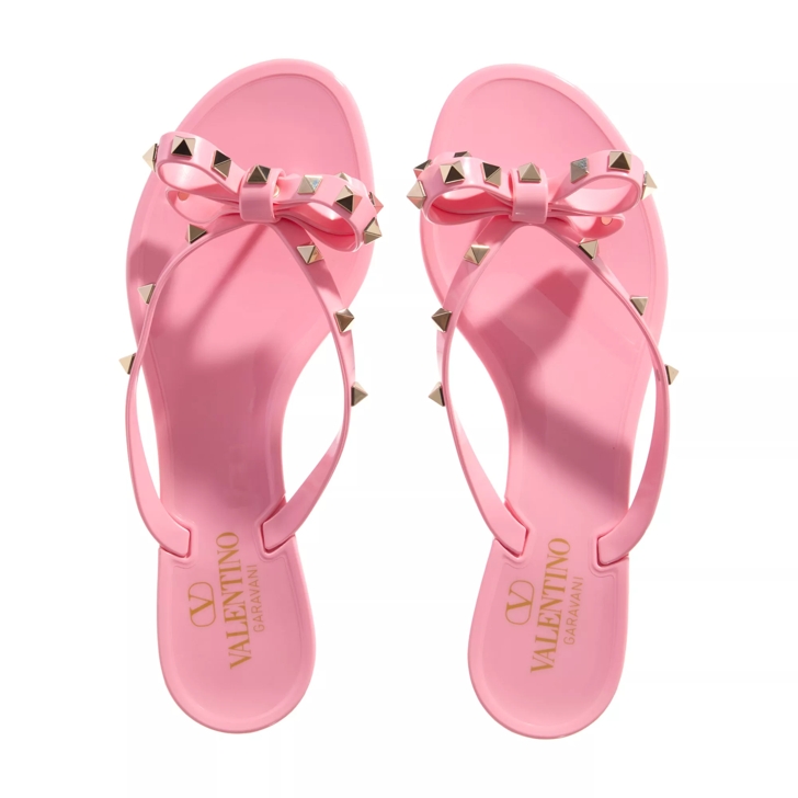 Valentino Garavani Thong Summer Rockstud Sandals Bubble Flip Flop