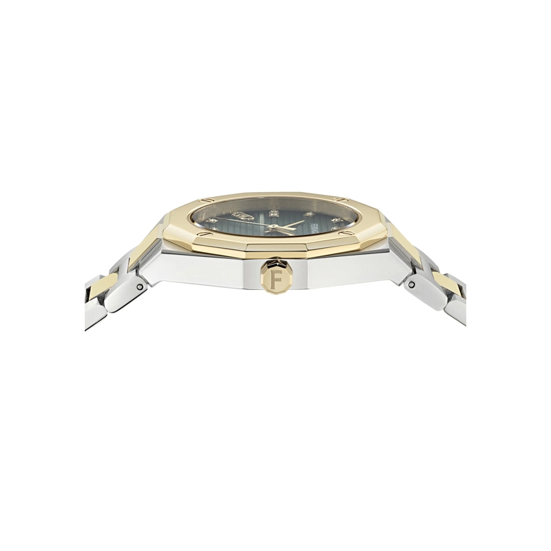 Salvatore Ferragamo Quarzuhr Quarz-Analoguhr Versilia 3H grün(Image 2)