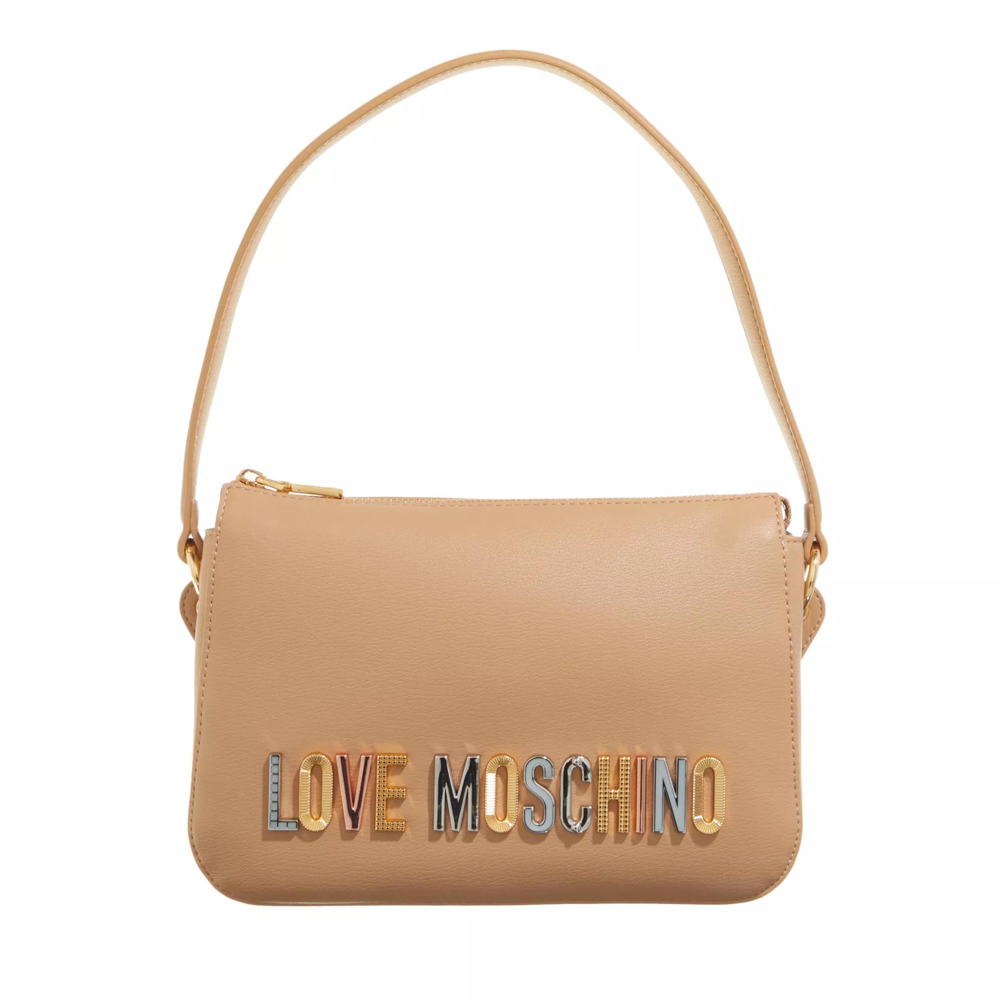 Love Moschino Shoulder Bag Tan | Crossbody Bag 