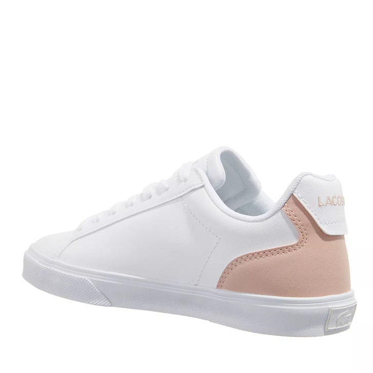 Lacoste rose gold and deals white shoes