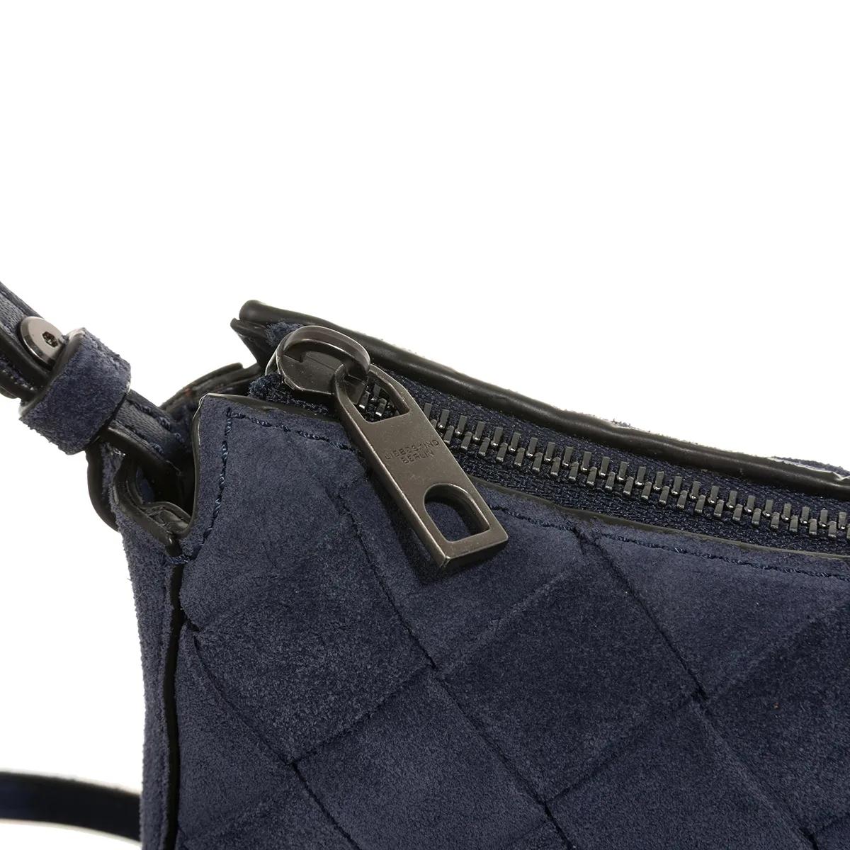 Thumbnail - Liebeskind Berlin Crossbody Bags - Sky Ii Woven Promo Suede + Tokyo Sheep - Gr. unisize - in Blau - für Damen