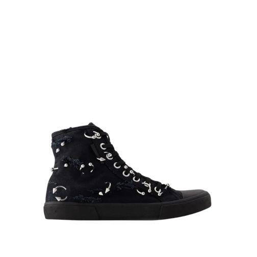 Balenciaga Low-Top Sneaker Paris High Top Sneakers - Canvas - Black Black