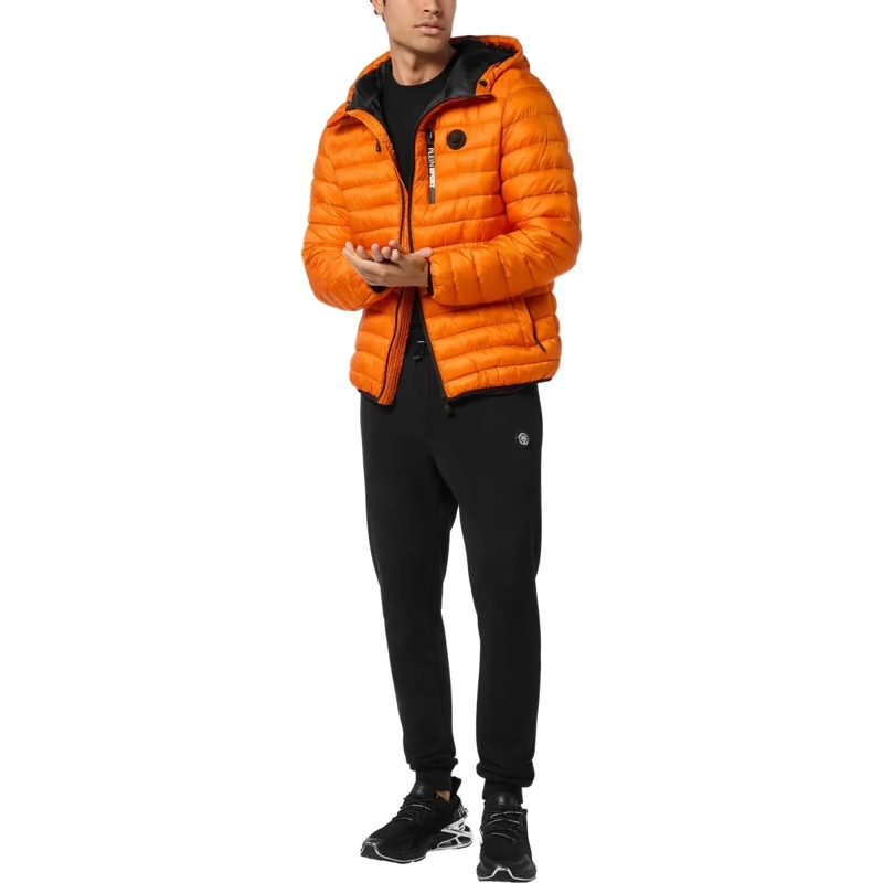 Plein Sport Lederjacke Jacke Tiger orange(Image 4)