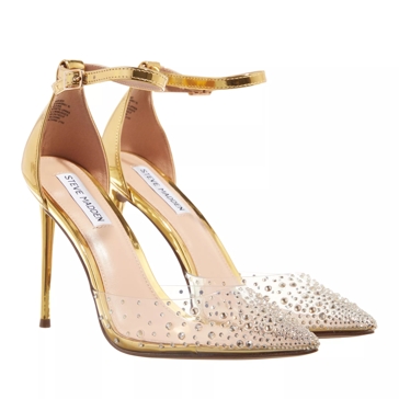 Steve Madden Ravaged Gold High Heel