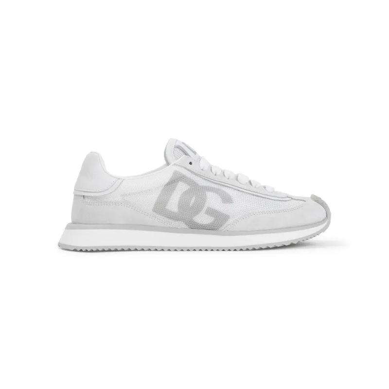 Dolce&Gabbana Low-Top-Sneaker White Calf Leather Sneakers White