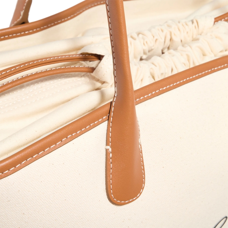 Karl Lagerfeld Shopper Hotel Karl  Medium Canvas Bag Natural Canvas Tan(Image 4)