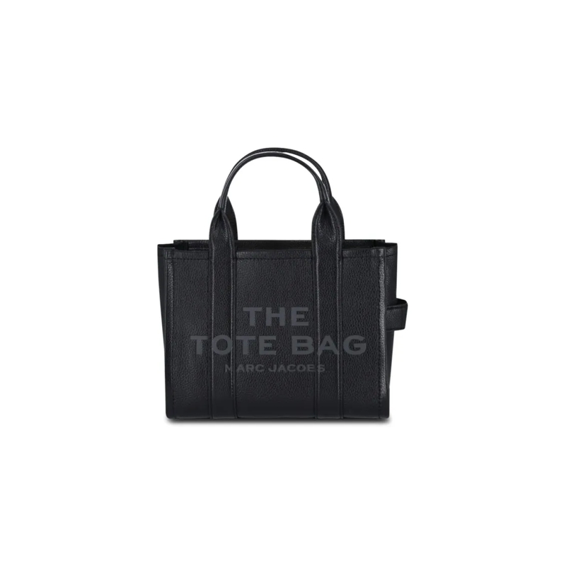 Marc Jacobs Fourre-tout Small 'The Leather' Tote Bag – Black Black