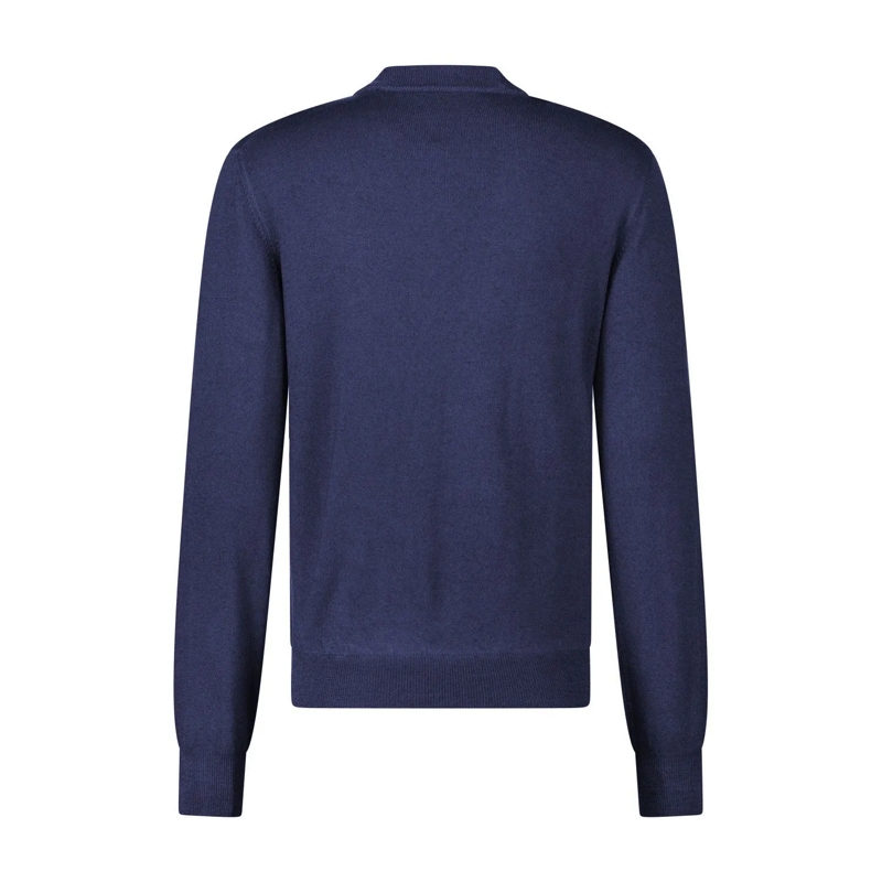 Gran Sasso Rollkragenpullover Strickpullover aus Wolle blau(Image 8)