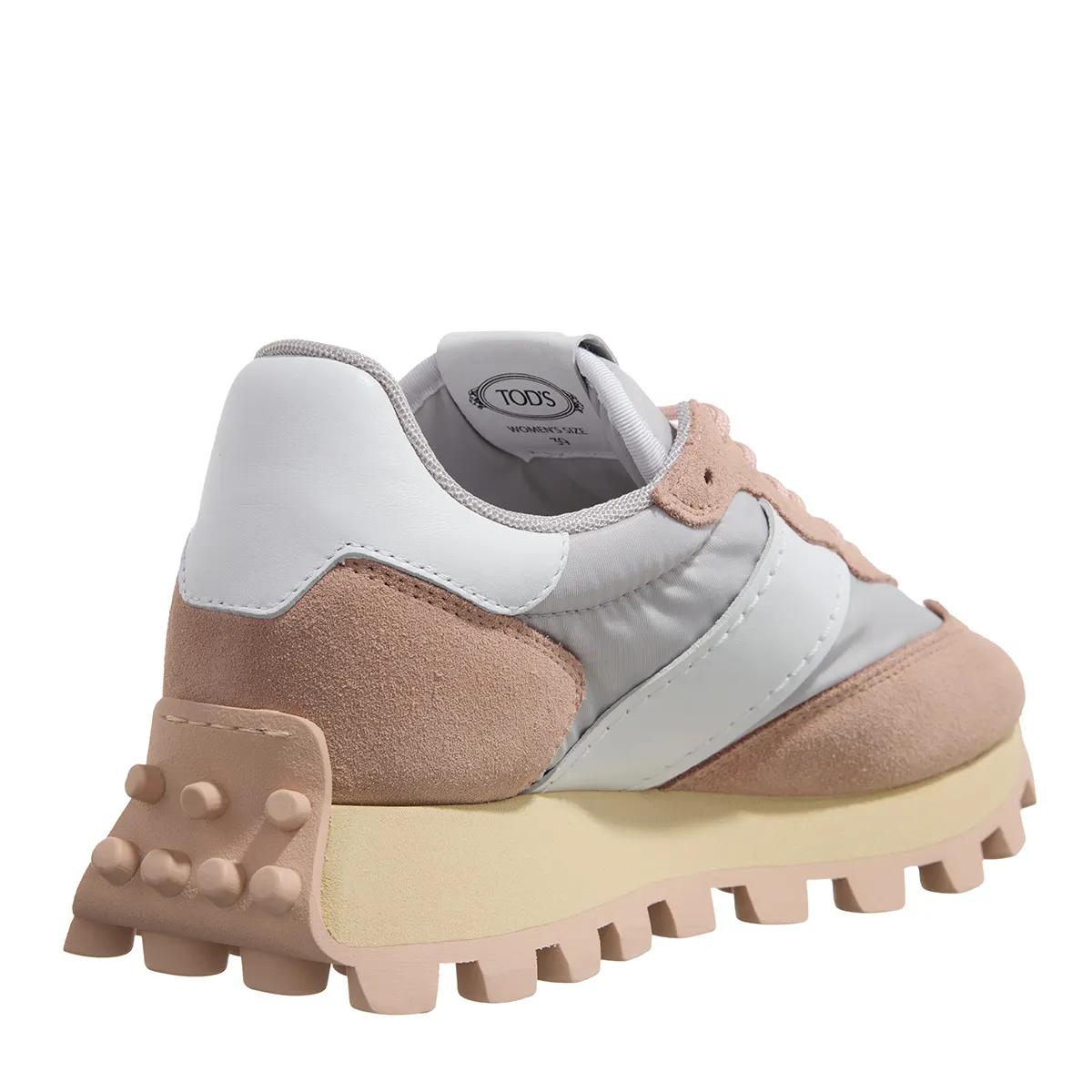 TOD'S Low-Top Sneakers Sportiva Run 25K Allacciata in beige