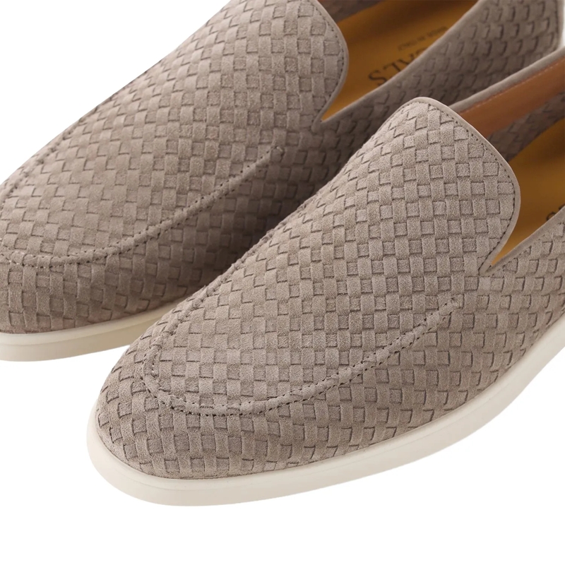 Doucal's Schnürschuhe Loafer aus Veloursleder braun(Image 3)