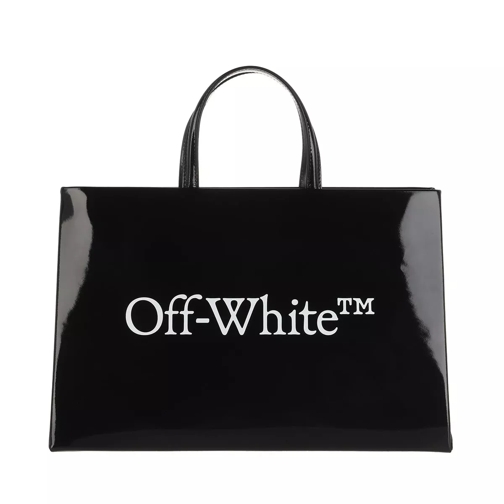 Off-White Leather Medium Box Bag  Black White Satchel