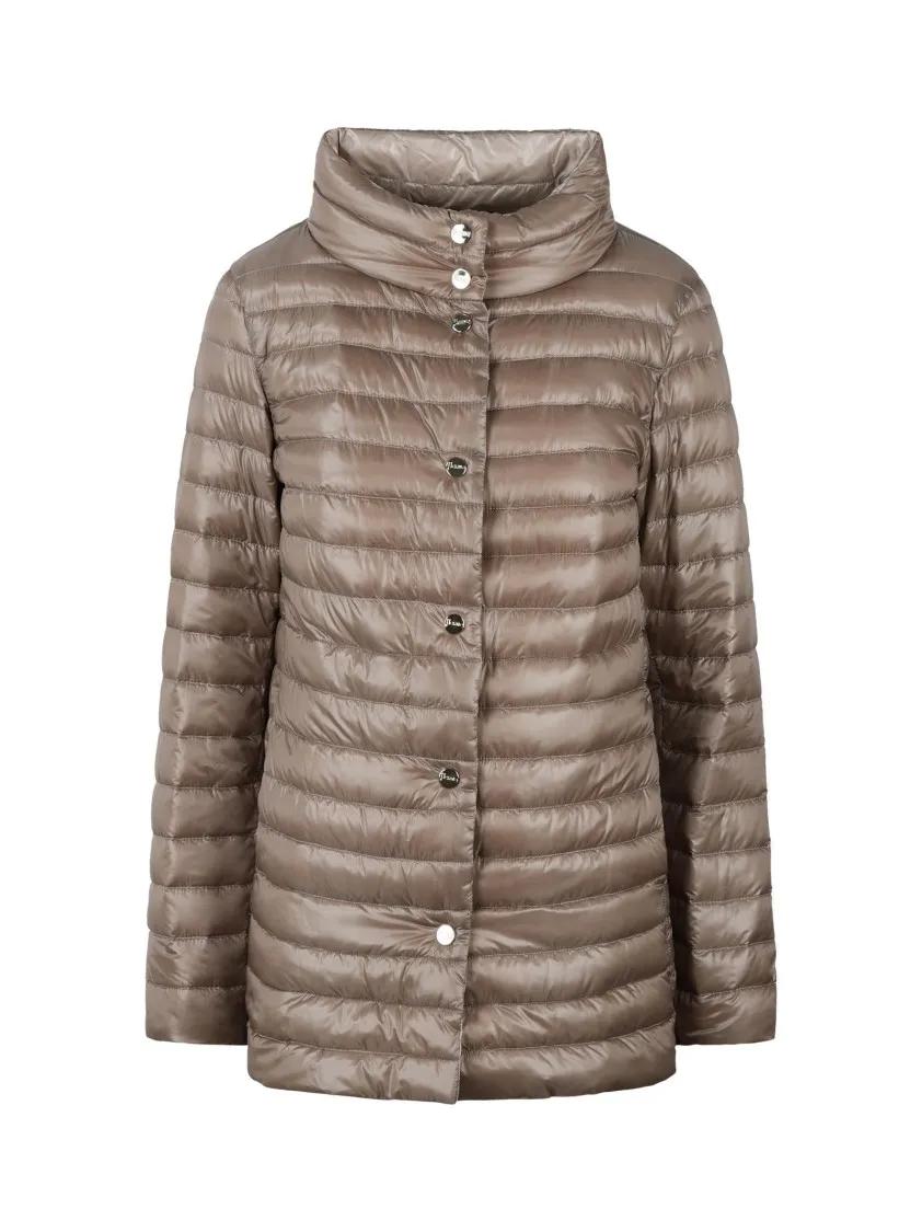 Thumbnail - Herno - Nylon Ultralight Reversible A-Shape Jacket - Größe 46 - braun