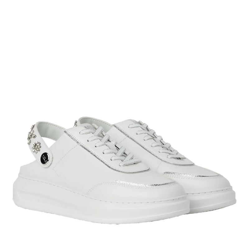Karl Lagerfeld Low-Top-Sneaker Kapri Florastone Sling White Lthr