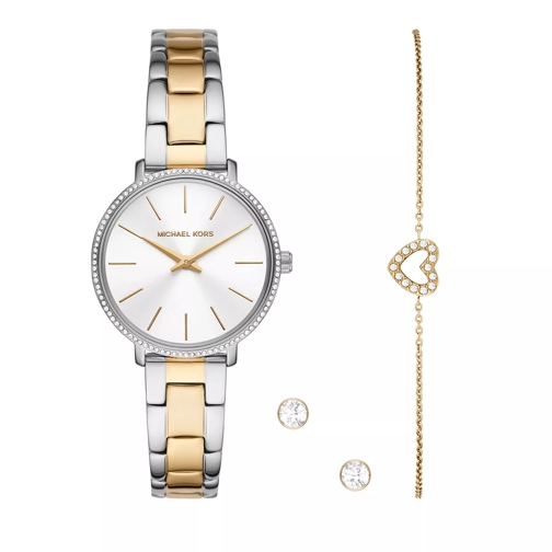 Michael Kors Pyper Watch and Jewelry Gift Set Bicolored Quarz-Uhr
