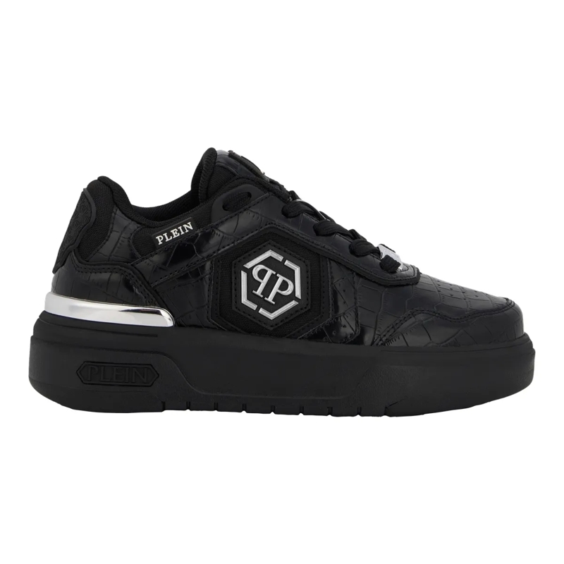 Philipp Plein Low-Top-Sneaker Low-Top Sneakers Sk8R Plein Cocco schwarz(Image 3)