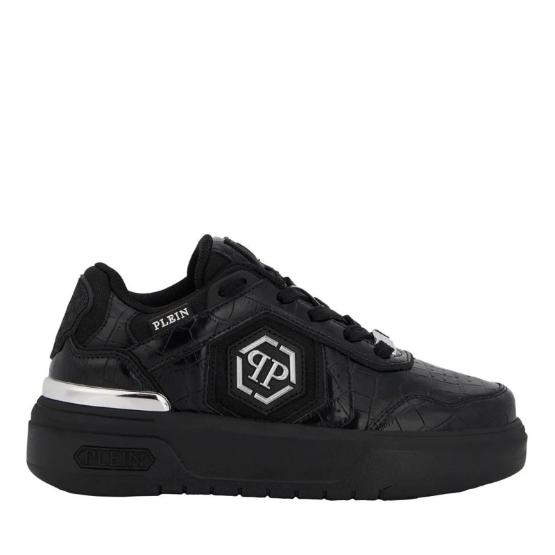 Philipp Plein Low-Top-Sneaker Low-Top Sneakers Sk8R Plein Cocco schwarz