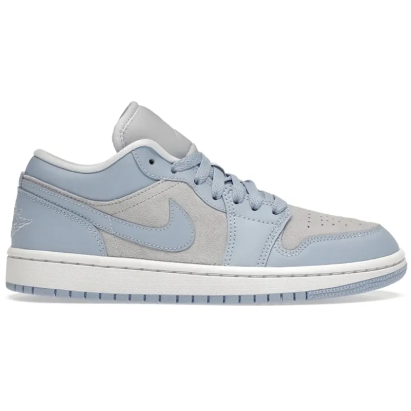 Nike Low-Top-Sneaker Jordan 1 Low Football Grey Aluminum (Women's) weiß