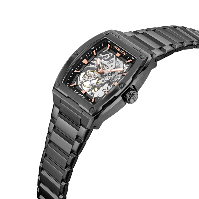 Police Automatikuhr Automatikuhr Skeletor schwarz(Image 2)