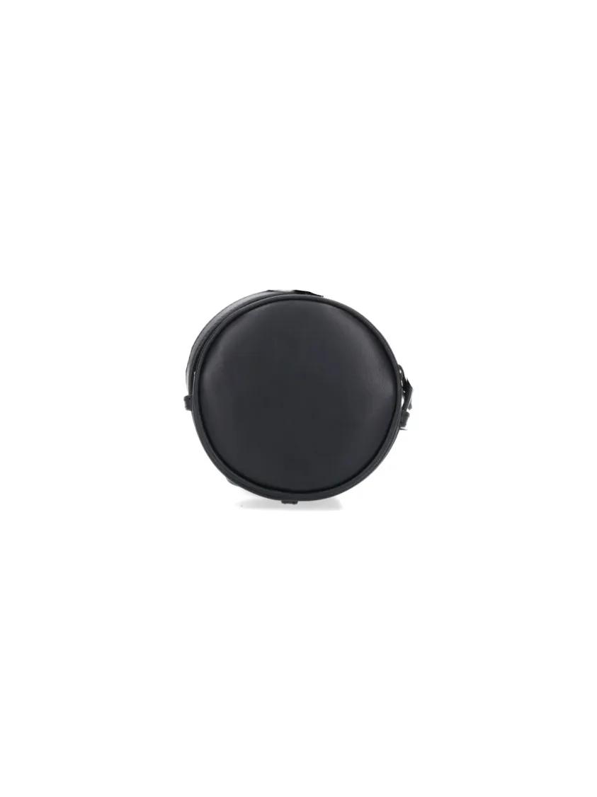 Courrèges Hobo bags Mini "Reedition Circle Bag" Crossbody – Black in zwart