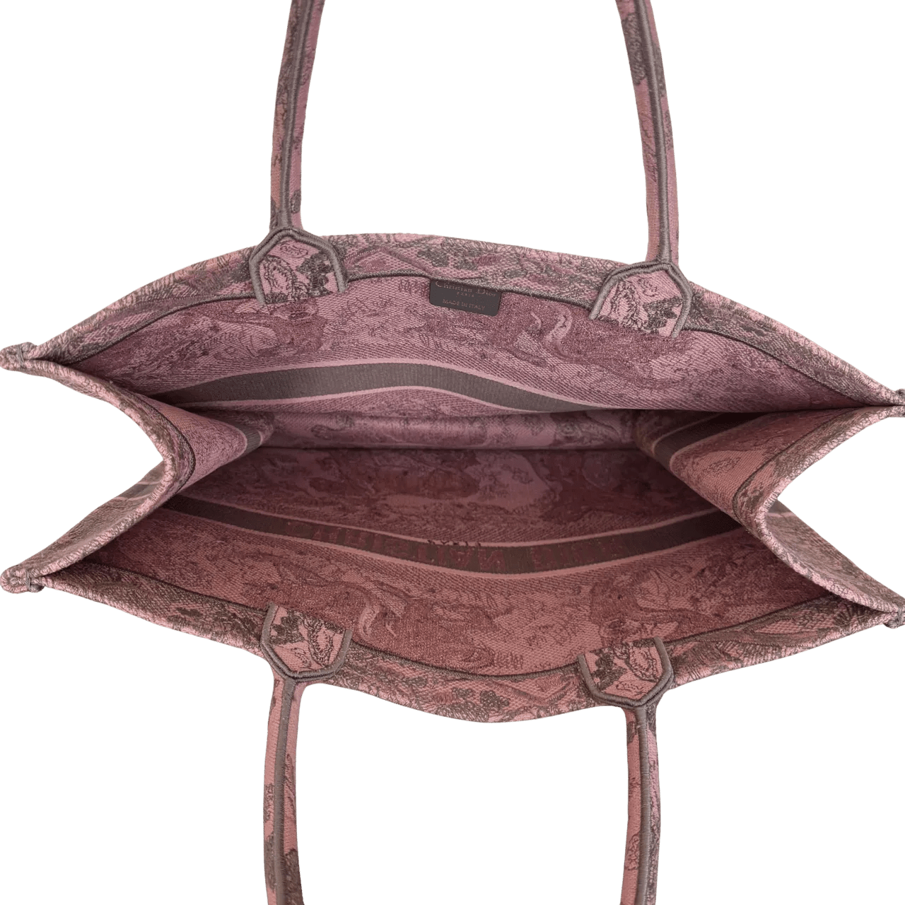 Thumbnail - Christian Dior Shopper - Dior Large Book Tote Toile de Jouy Pink - Gr. unisize - in Gold - für Damen