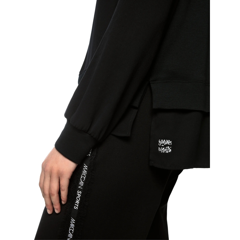 Marc Cain Sweatshirt Blusenshirt black new(Image 5)