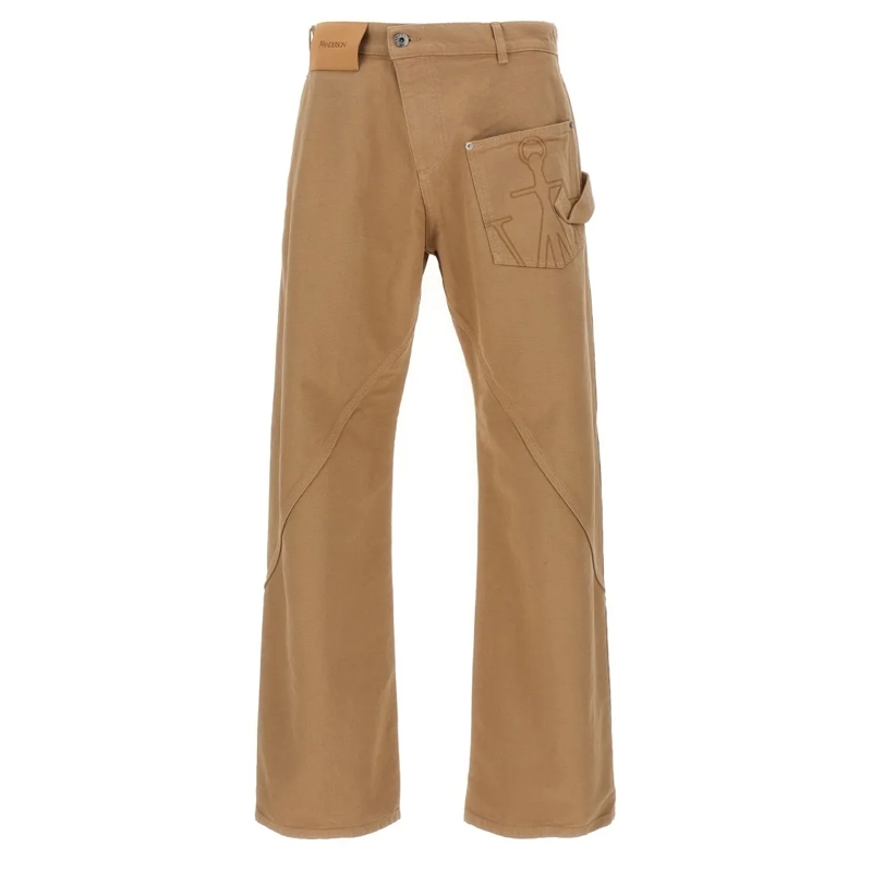 J.W.Anderson Jeans Twisted Workwear' Pants Brown