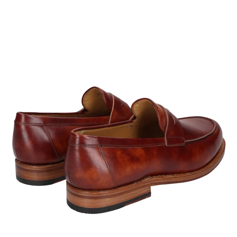 Heinrich Dinkelacker Loafer Slipper Wien Plain TC mittel-braun(Image 2)