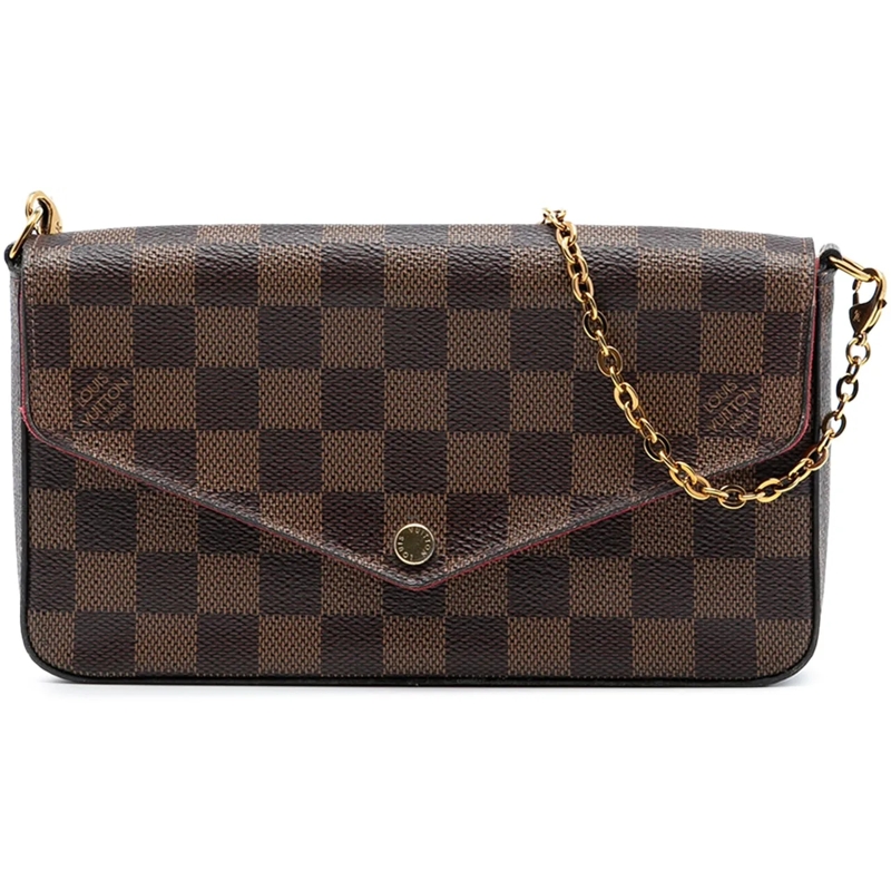 Louis Vuitton Schultertasche Damier Ebene Pochette Felicie braun