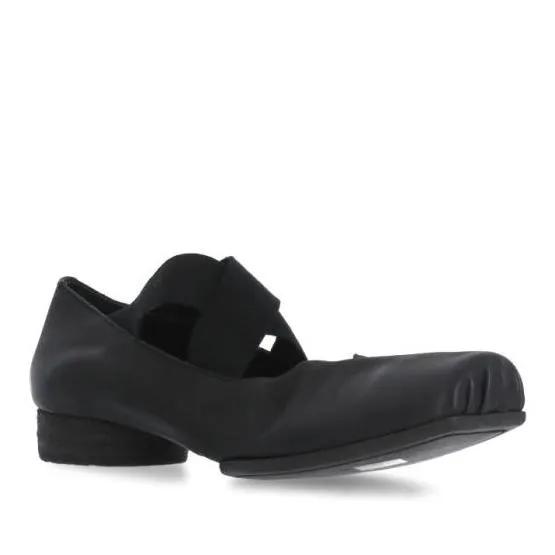 Uma Wang Loafers & Ballerinas - Black Smooth Leather Ballet Shoes - Gr. 36 (EU) - in Schwarz - für Damen