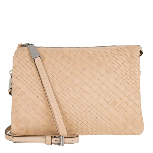 Abro West Braided Leather Crossbody Natural Sac à bandoulière