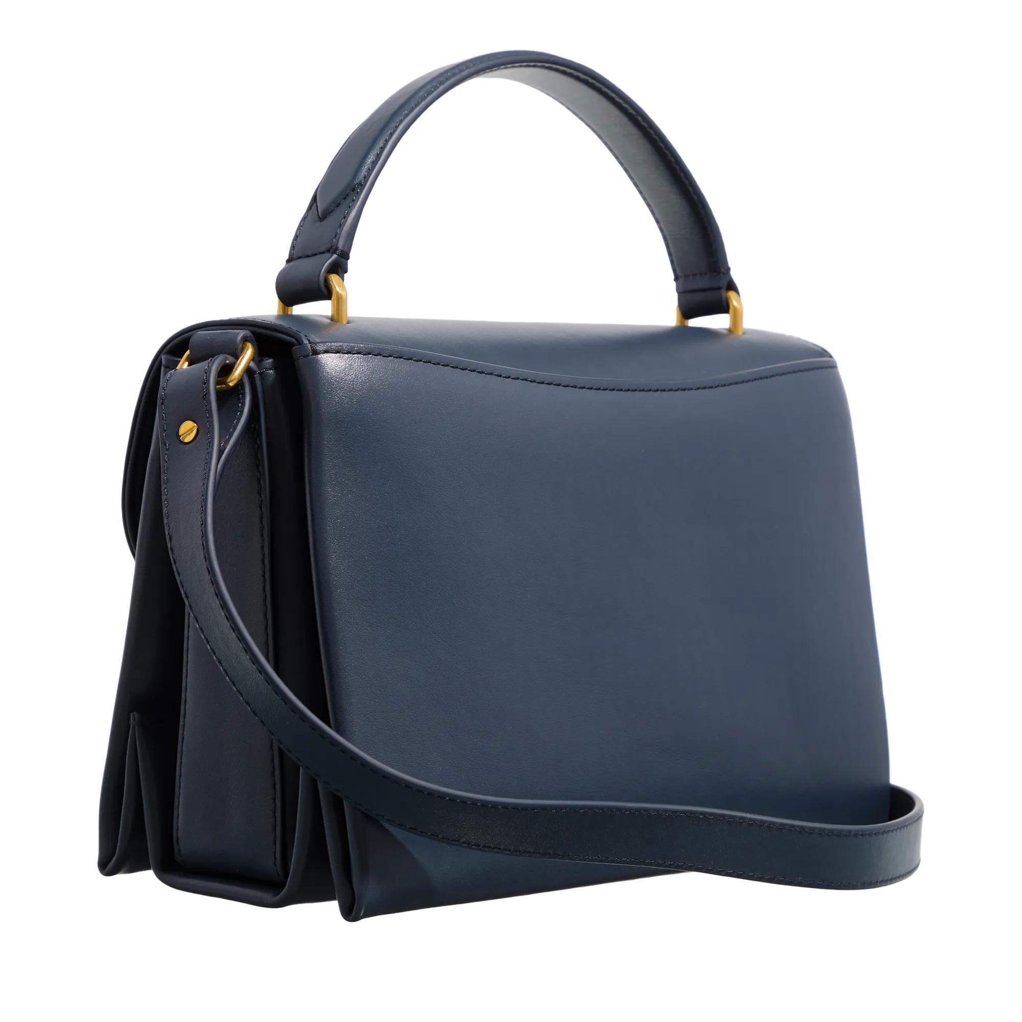 Mulberry Shoppers & Totes Lana Top Handle High Gloss Leather in blauw