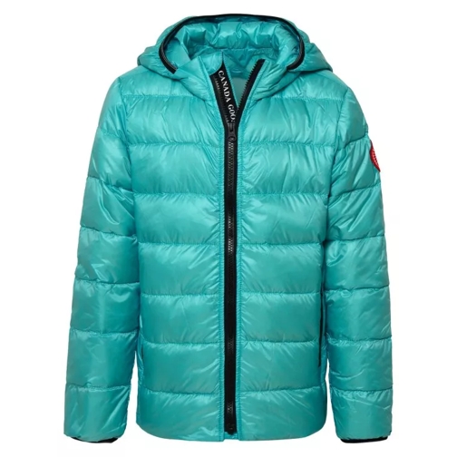 Canada Goose Crofton' Teal Recycled Nylon Down Jacket Green 