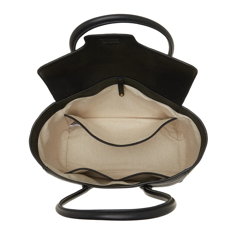 Lauren Ralph Lauren Satchel Tnnr Lg Schl-Satchel-Large Black(Image 5)