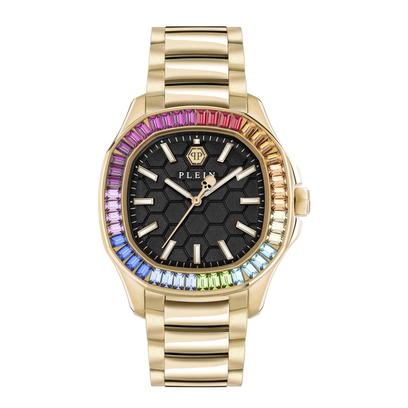 Philipp Plein Quarzuhr Quarz-Analoguhr The $Pectre Lady gold