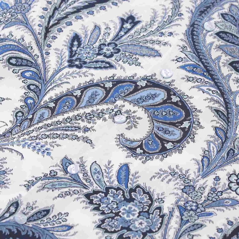 Etro Hemd Hemd mit Paisley-Muster grau(Image 6)