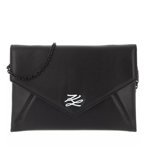 Karl Lagerfeld Envelope Pocket  Black/White Crossbody Bag