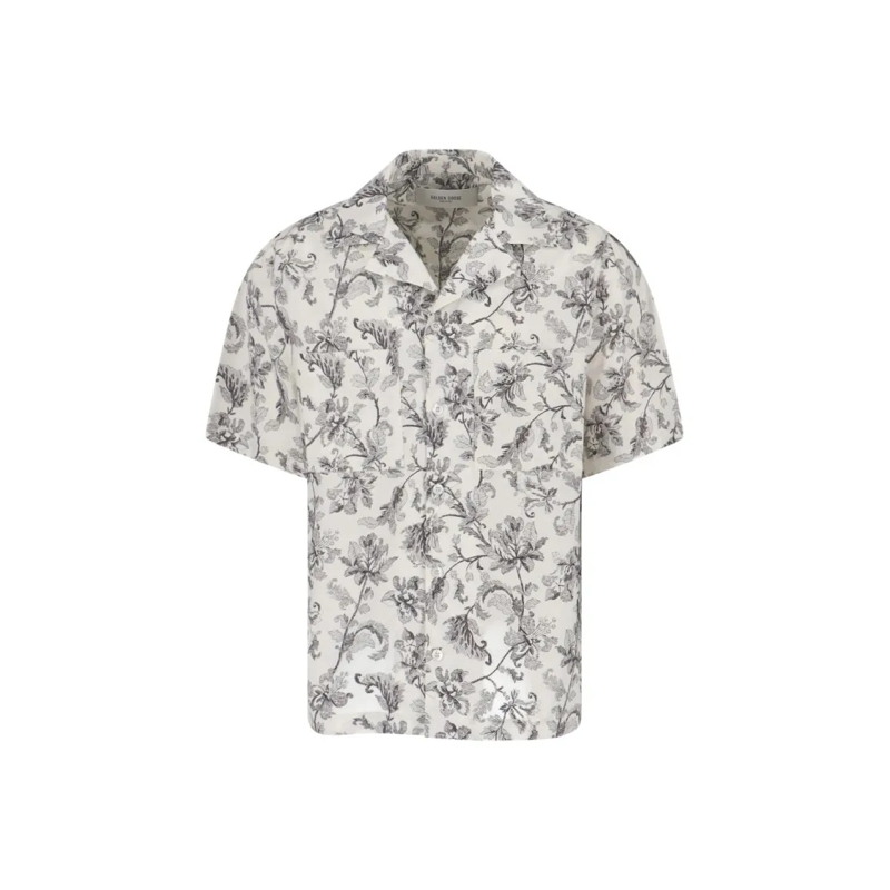 Golden Goose Overhemd Crisp White Button-Down Shirt With Structured Coll White