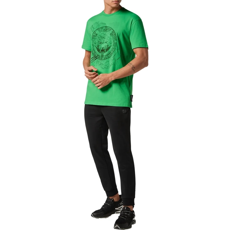 Plein Sport T-Shirt T-Shirt Tiger grün(Image 4)