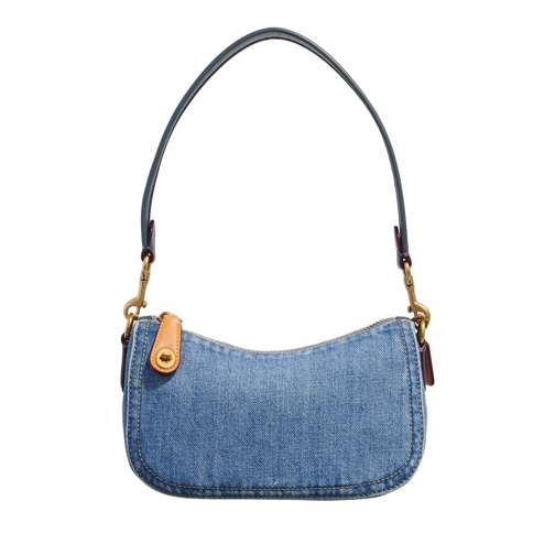 Coach Denim Swinger 20 Indigo Shoulder Bag
