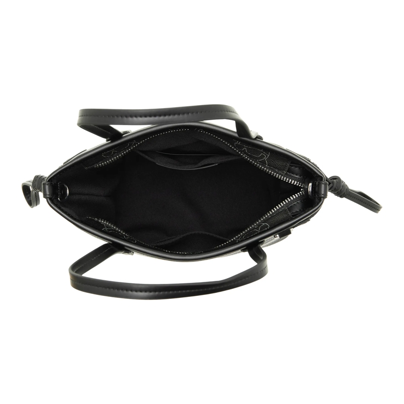 Karl Lagerfeld Minitasche Ikon Mono Cc Sm Tote Nft Aop Black(Image 6)