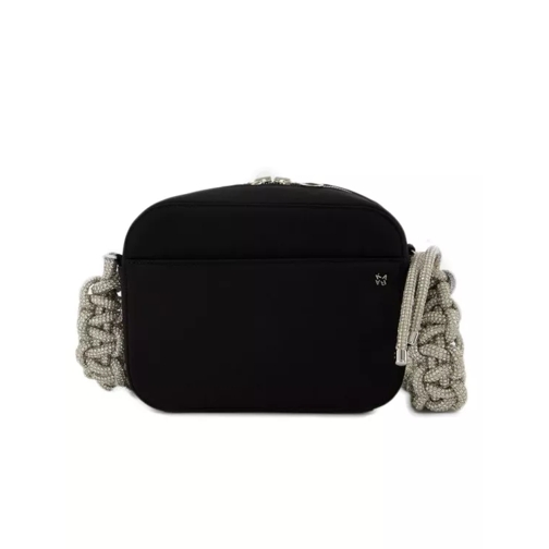 Kara Xl Crystal Camera  Crossbody  - Black - Strass Black Schoudertas